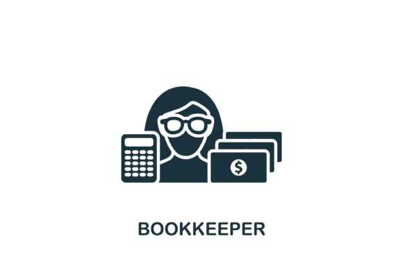 Bookkeeper Icon: A Versatile Design Asset