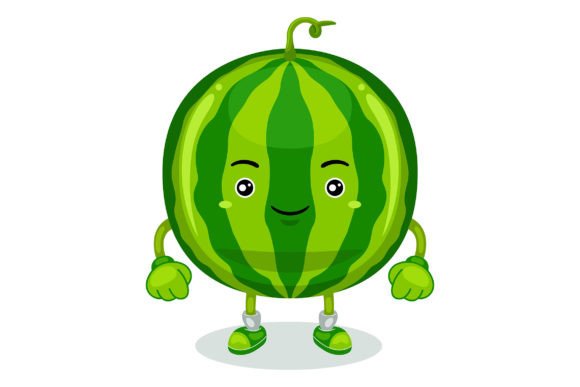 Cute Watermelon Mascot Character Vector: A Versatile Tool for Creative Projects