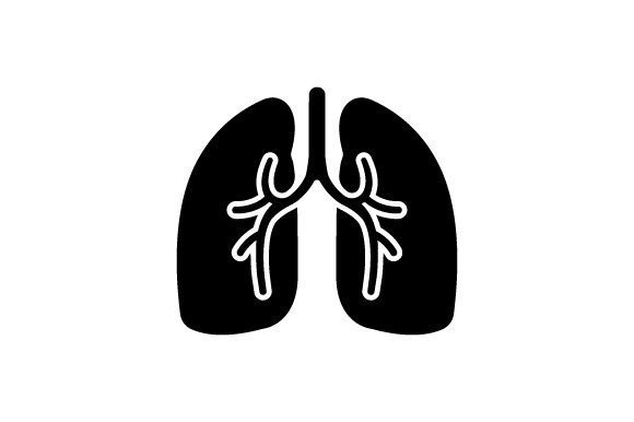 Human Lungs Icon: A Versatile Design Asset
