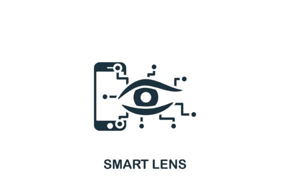 Smart Lens Icon: A Versatile AI Symbol for Modern Design