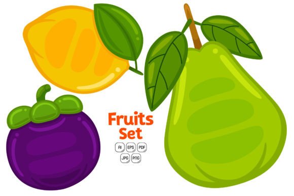 Unlock Creativity with Fruits Set Vector 03