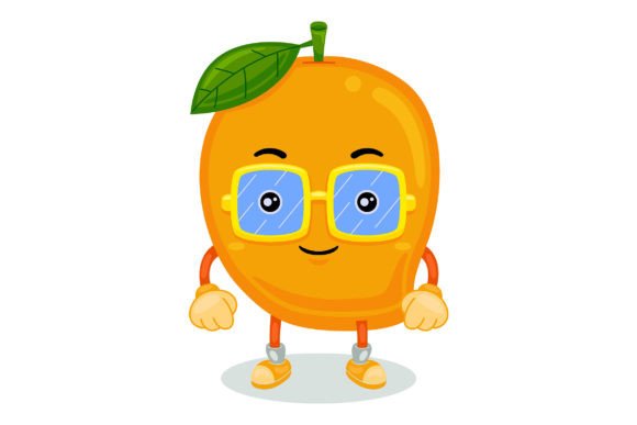 Unlock Creativity with the Cute Mango Mascot Character Vector