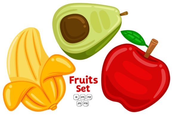 Unlocking Creativity and Strategic Value with Fruits Set Vector 01