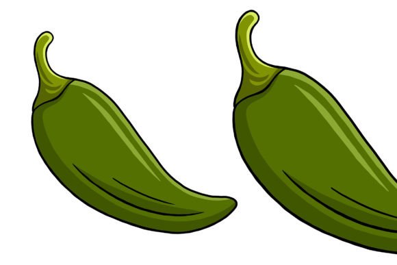 Unlocking Creativity with Green Hot Chilli Vector Illustration