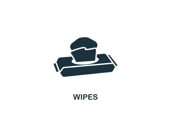 Wipes Icon: A Versatile Vector Asset for Hygiene and Care Design